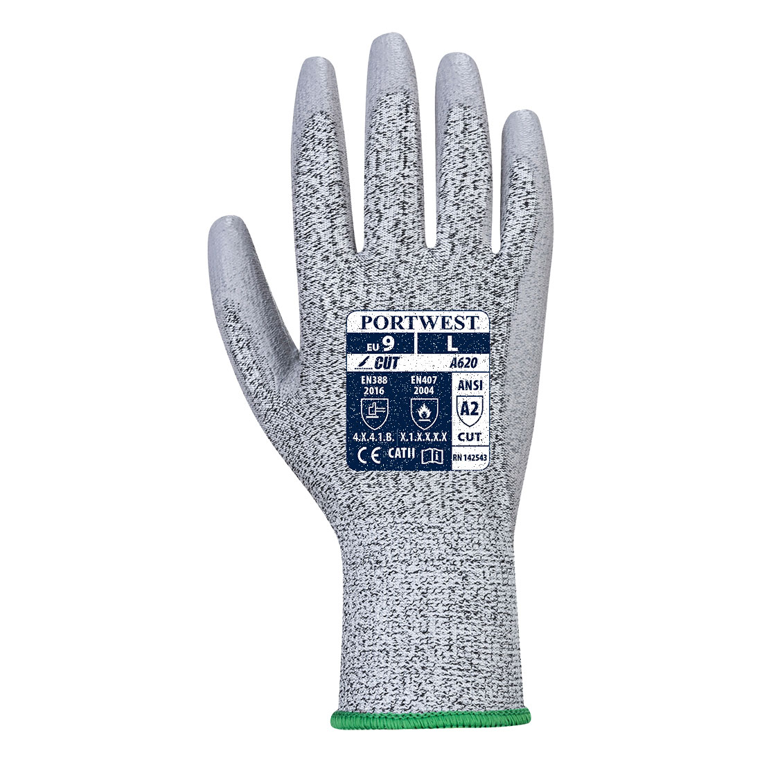 Gants paume enduite PU anticoupure B