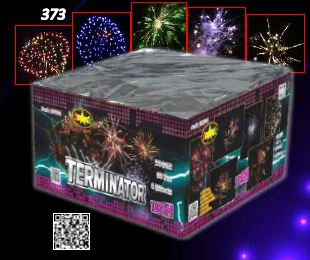 Terminator - Batterie de feux d'artifice, 100 shots