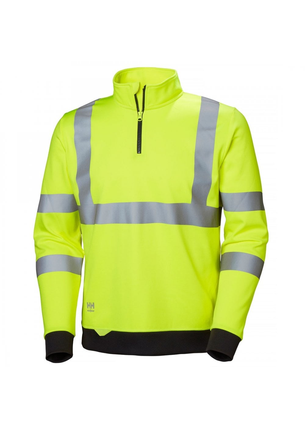 Sweat Helly Hansen Haute Visiblité, col zip