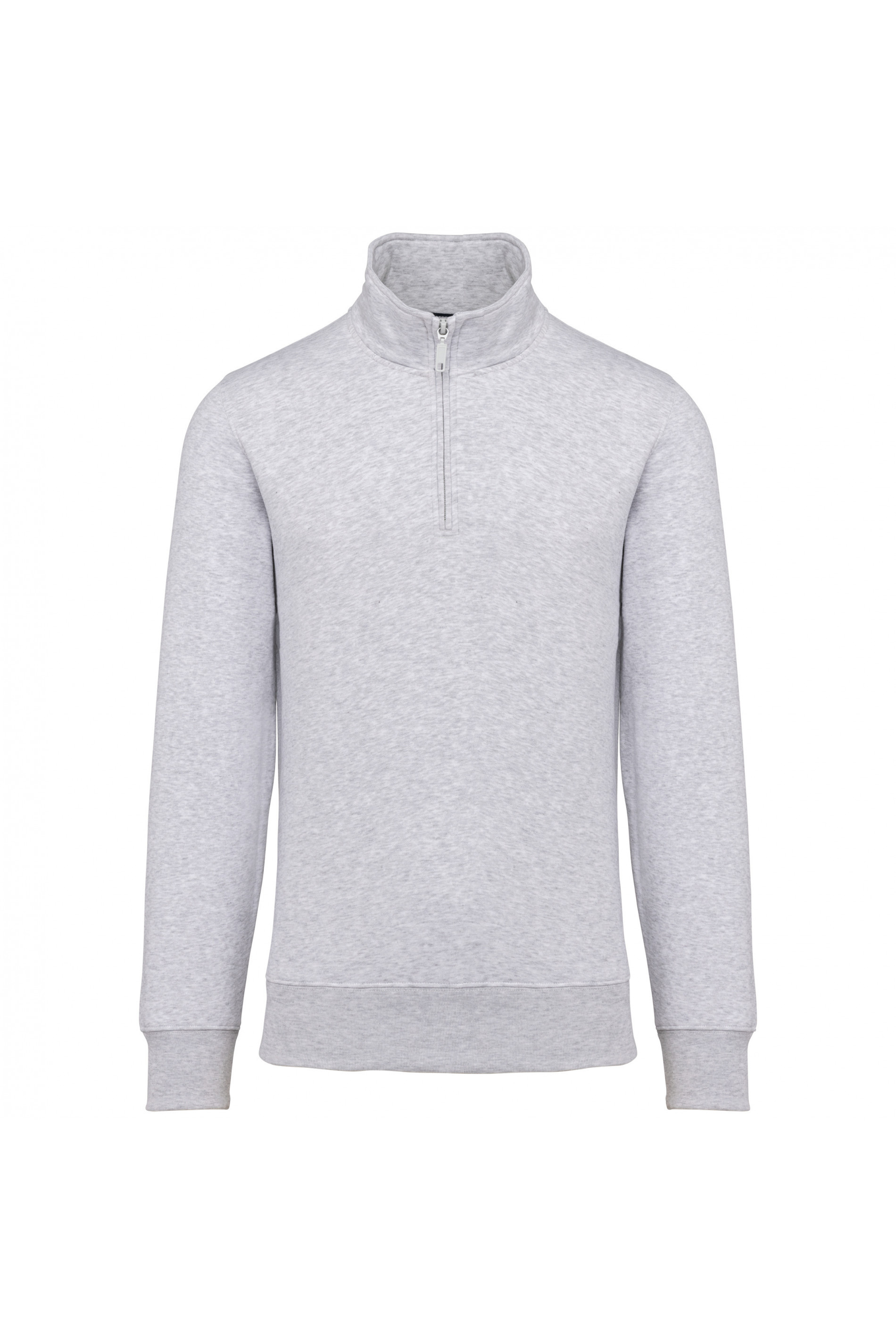 K487 - Sweat-shirt col zippé, lavable 60°