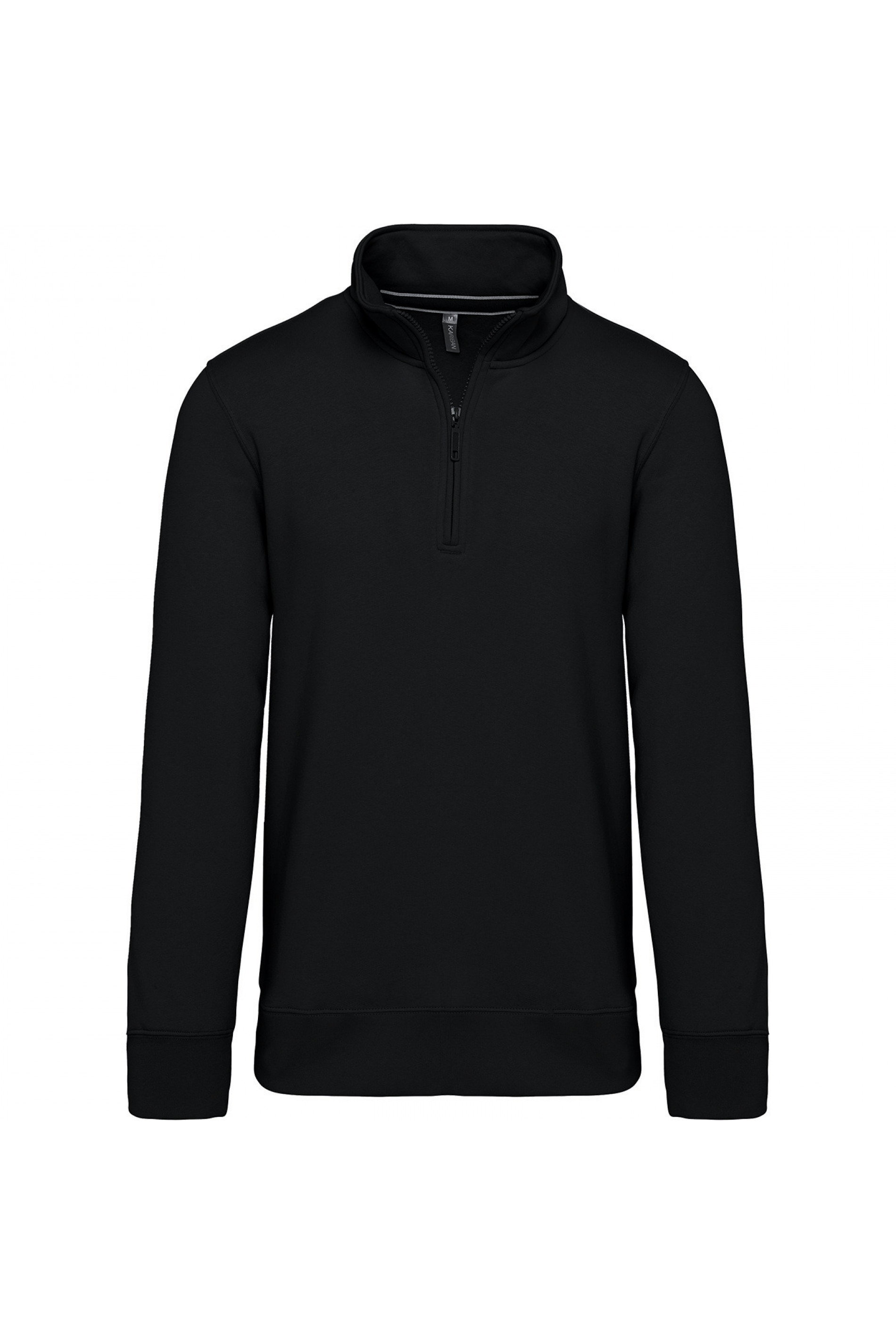 K487 - Sweat-shirt col zippé, lavable 60°