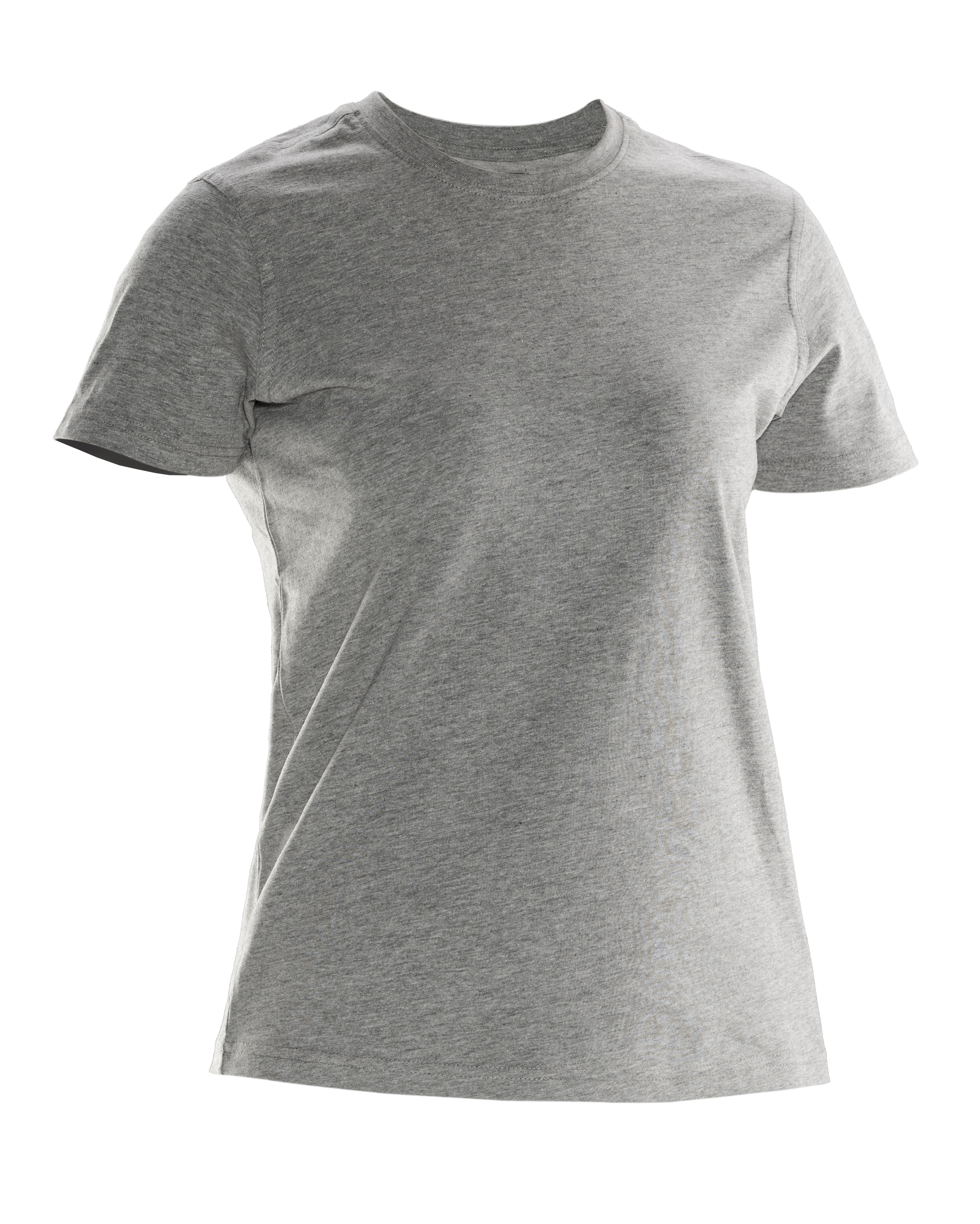 5265 T-SHIRT FEMME L gris chiné