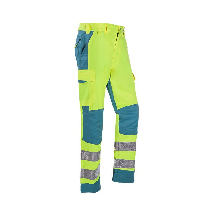 Sioen Geel - Pantalon ambulancier haute visibilité homme