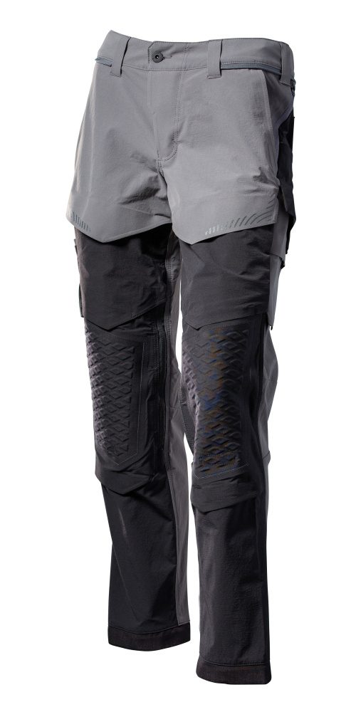 Pantalon poches genouillères, Stretch, hydrofuge