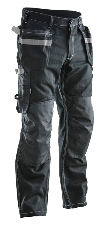 2200 Pantalon d'artisan Coton D084 noir