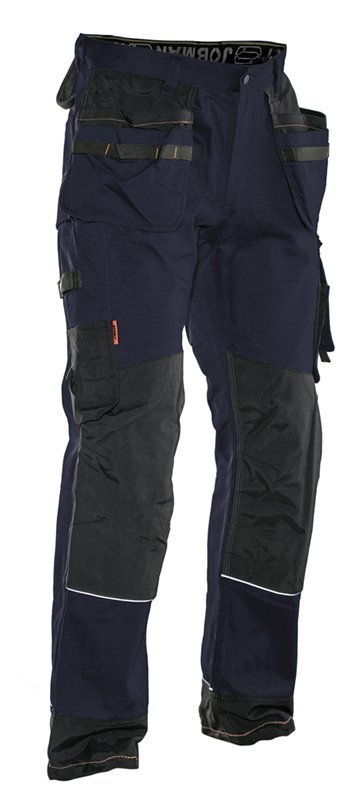 2732 Pantalon d'artisan Coton C148 bleu marine/noir