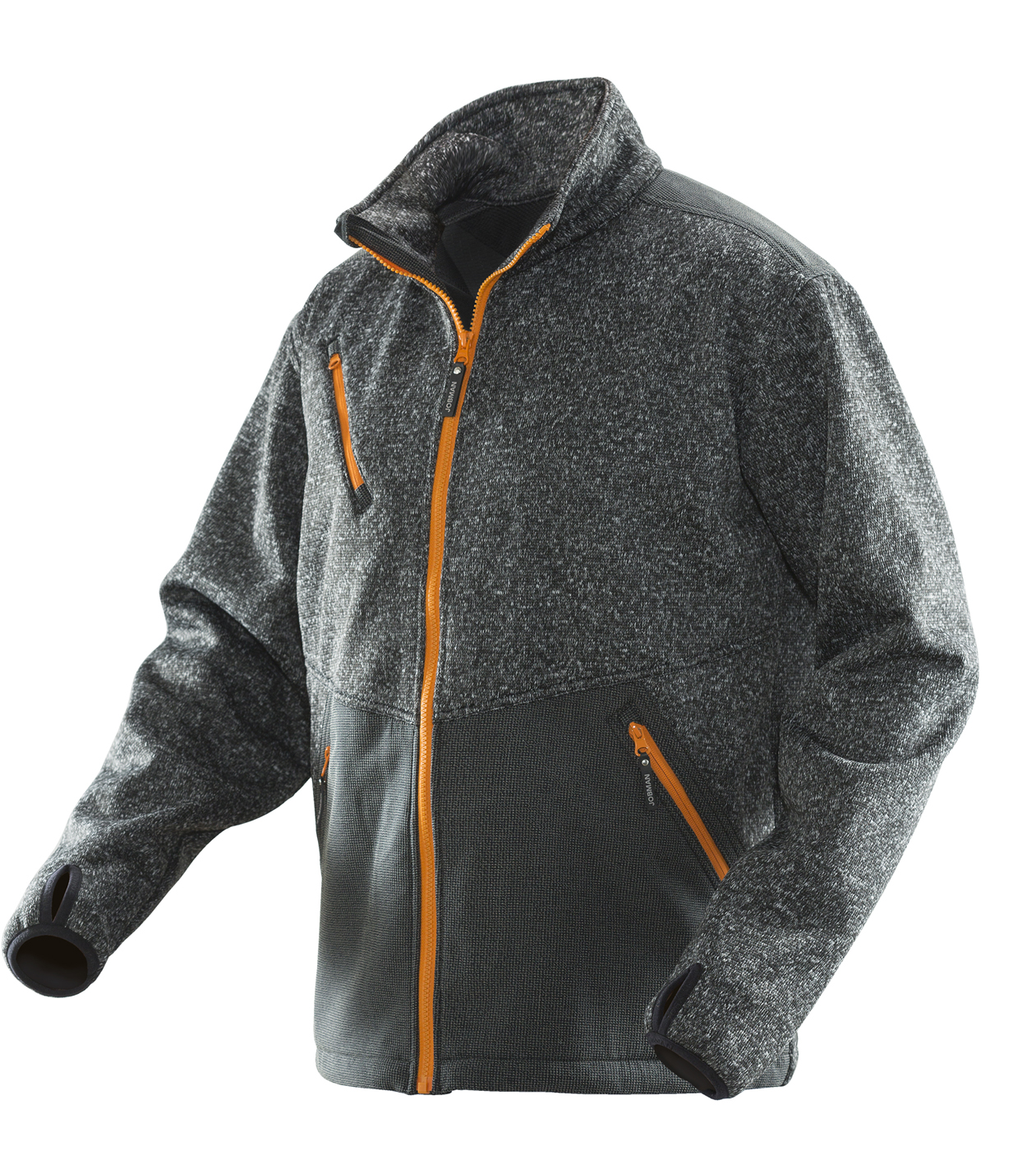 1247 Veste Softshell XXL mélange de gris/orange