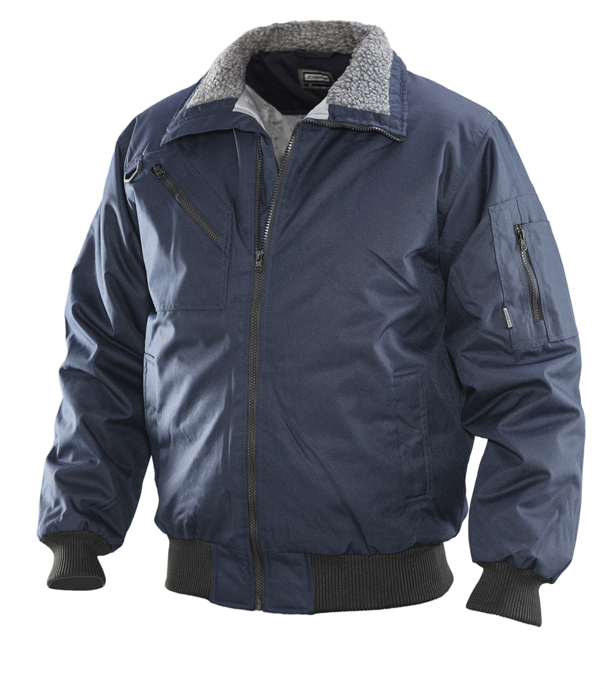 1357 Blouson aviateur L bleu marine