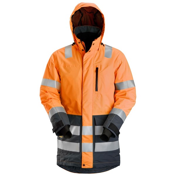 Snickers 1830 - AllroundWork Parka haute visibilité, Classe 3