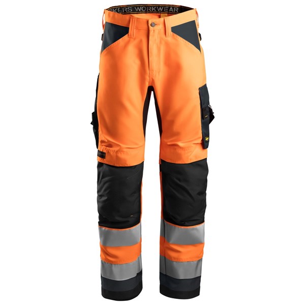 Snickers 6331 - AllroundWork Pantalon+ haute visibilité, Classe 16