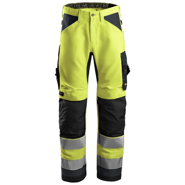 Snickers 6331 - AllroundWork Pantalon+ haute visibilité, Classe 100