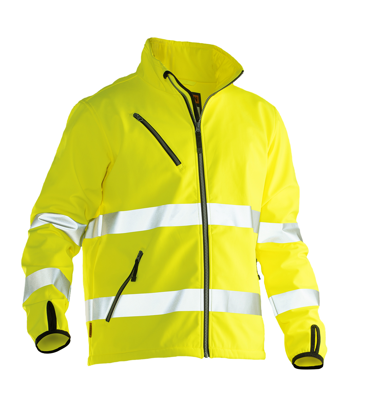 1202 VESTE SOFTSHELL HI-VIS S jaune