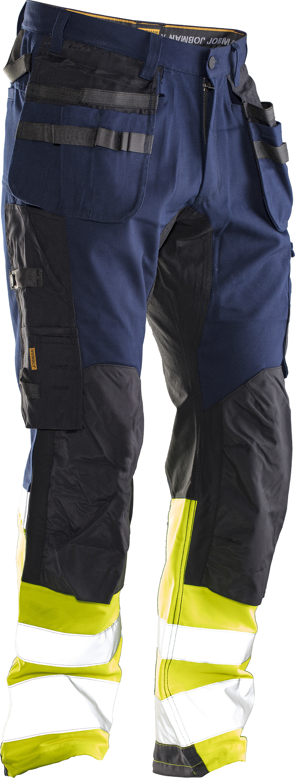 2134 Pantalon d'artisan Core stretch Hi-Vis C62 navy/jaune