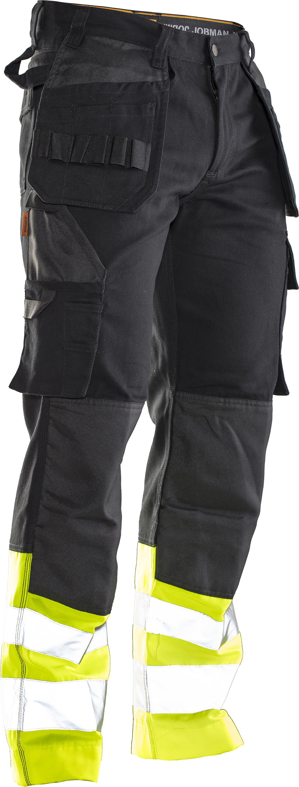 2277 PANTALON D'ARTISAN HI-VIS C46 noir/jaune