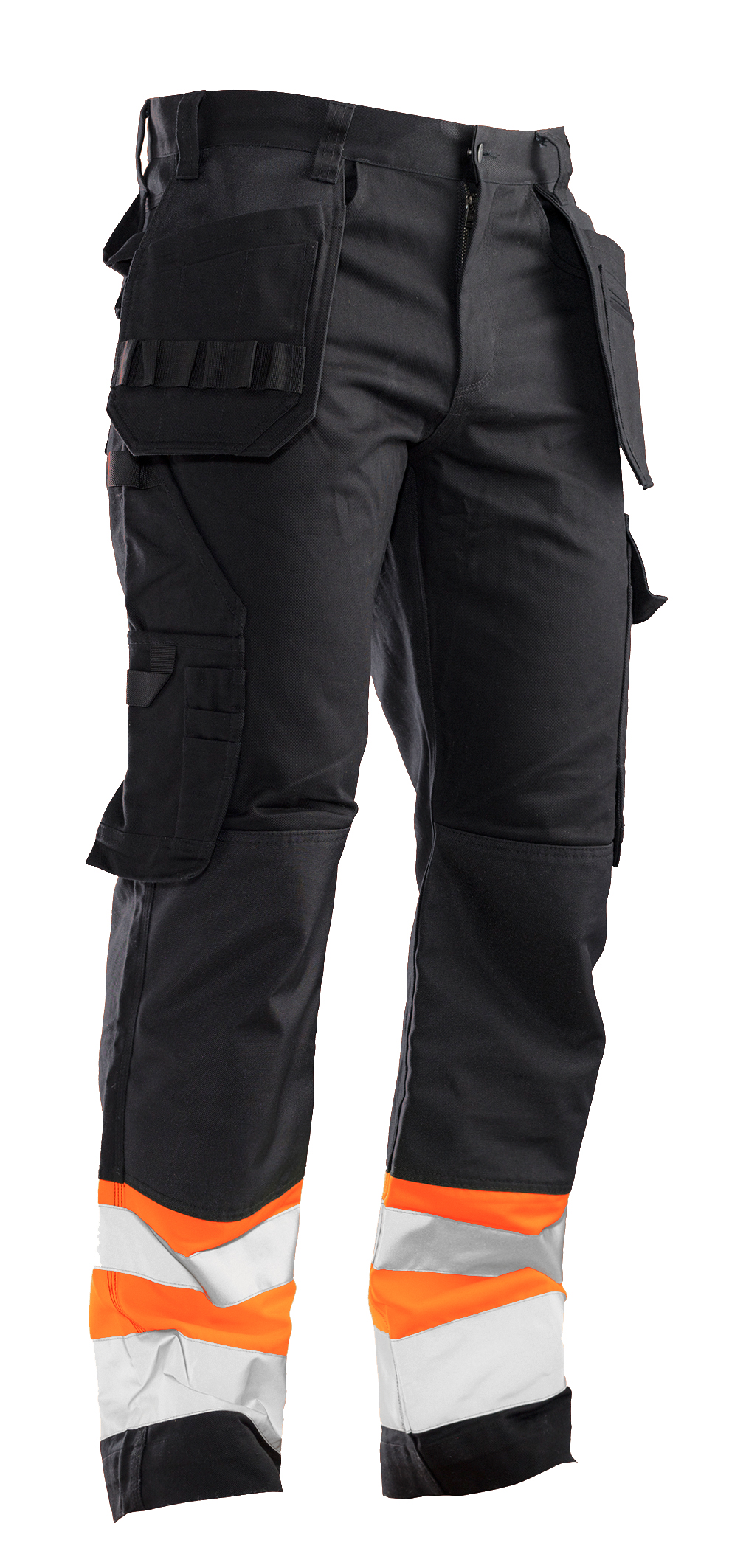 2277 PANTALON D'ARTISAN HI-VIS C58 noir/orange