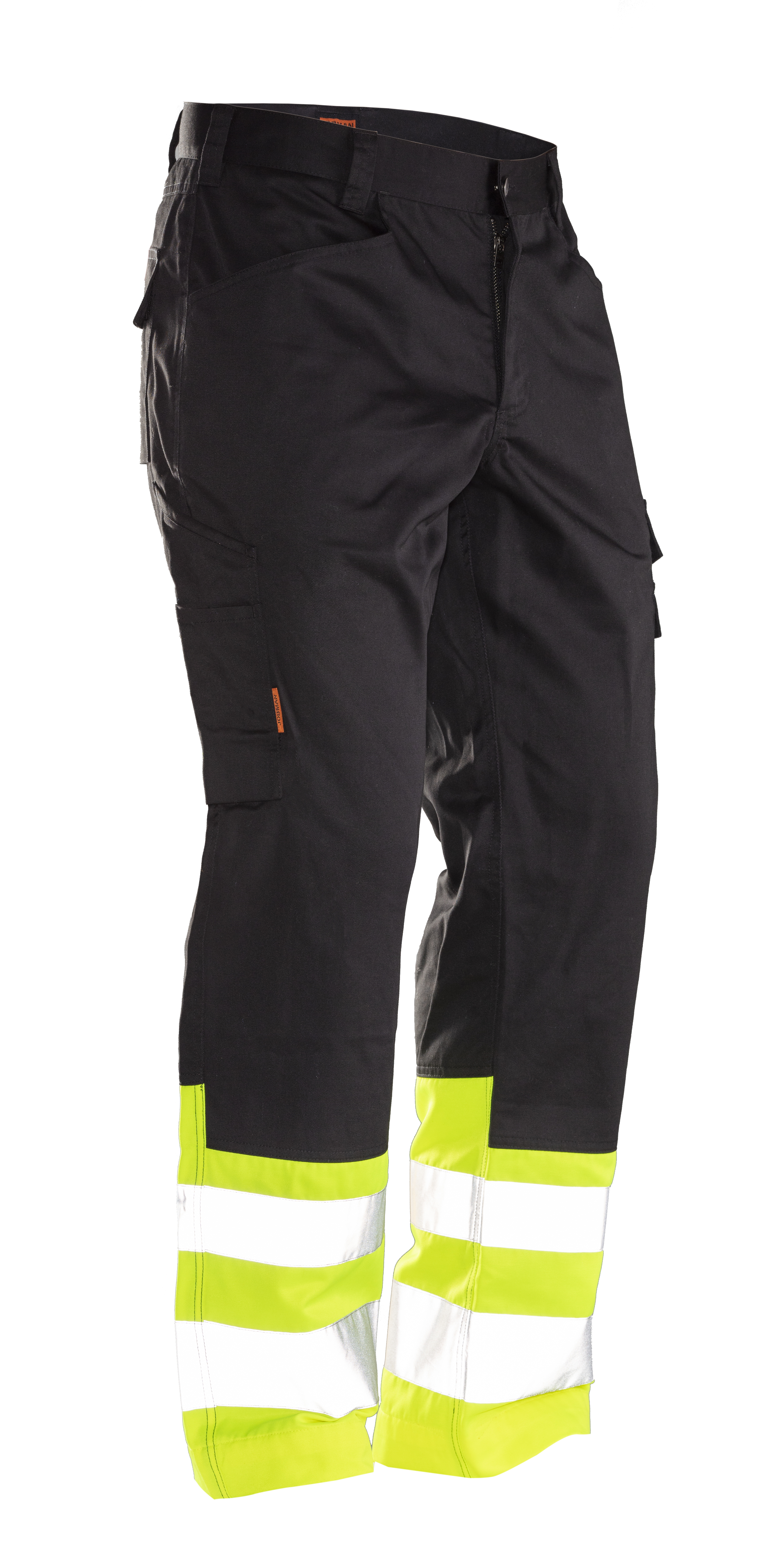 2314 PANTALON DE SERVICE HI-VIS D088 noir/jaune