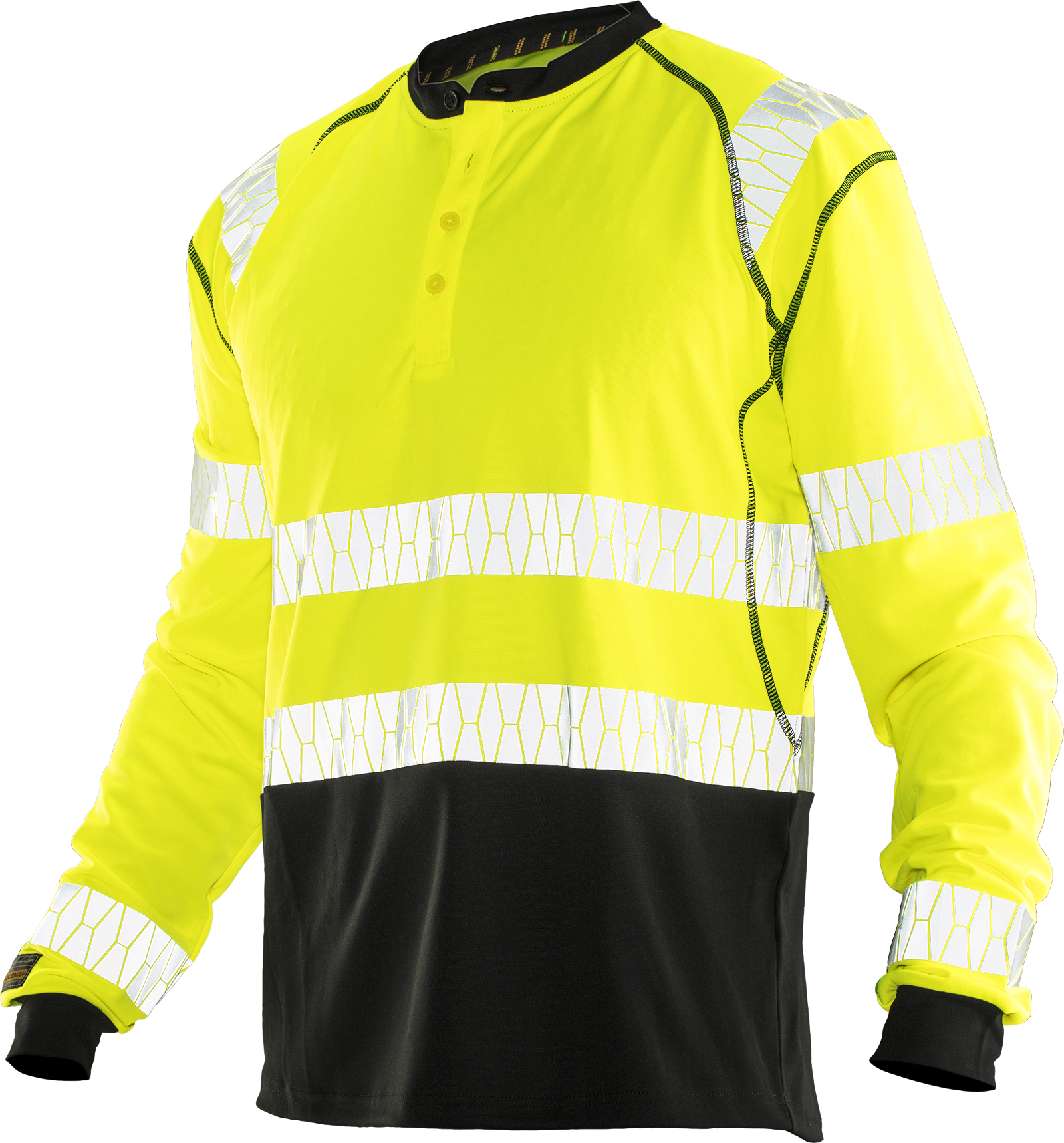 5598 T-shirt manches longues anti-UV Hi-Vis XXL jaune/noir