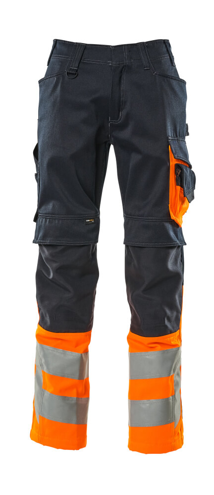 Mascot Leeds - Pantalon de travail Haute visibilité classe 1 avec poche genoux