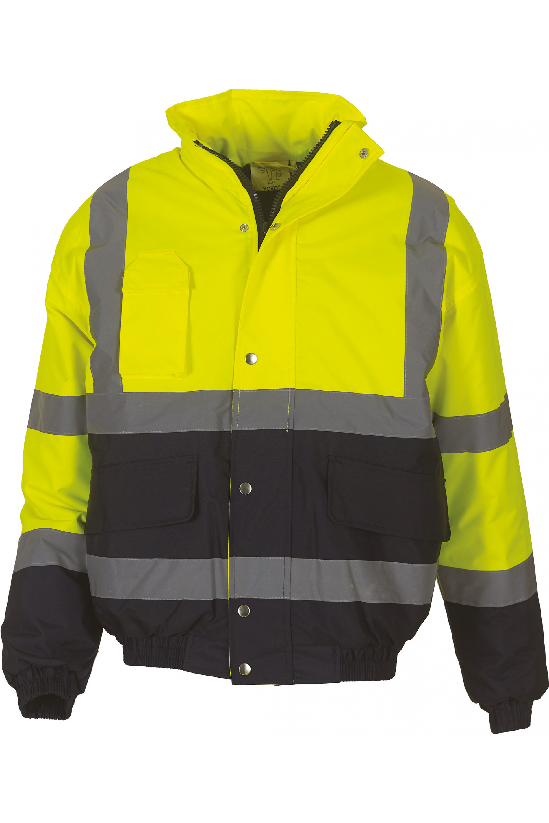 Blouson bicolore impermeable HV