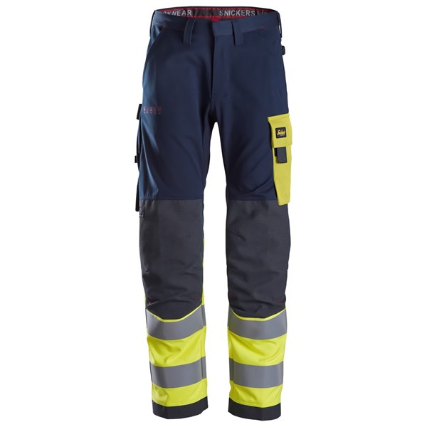 Snickers 6376 - PW pantalon de travail, haute visibilité, Classe 1