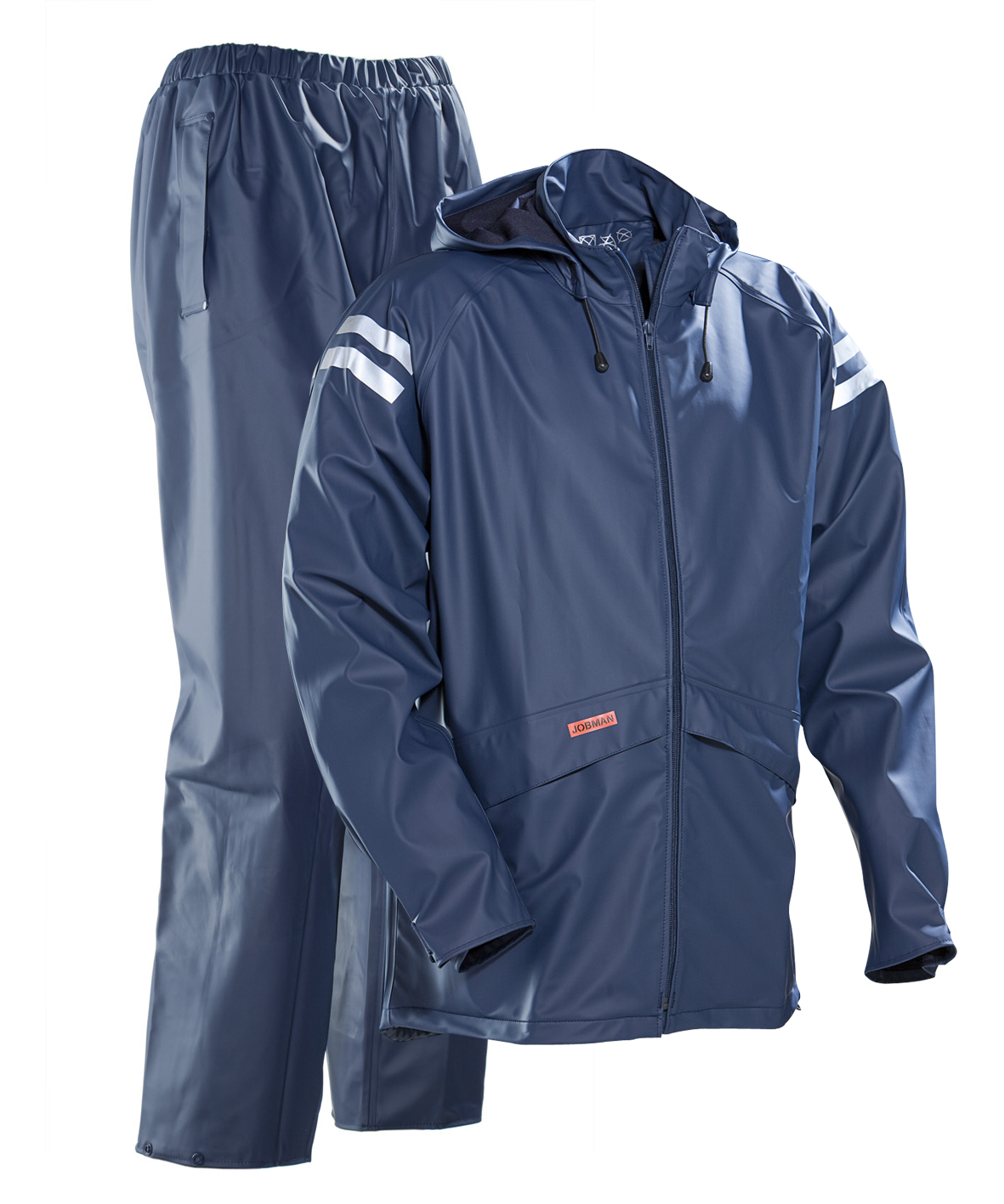 6535 Ensemble de pluie XXL bleu marine