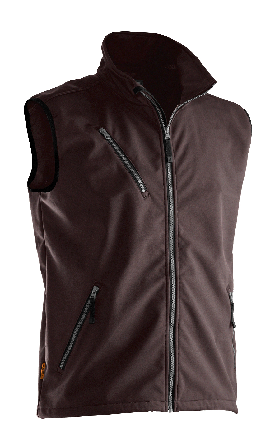 7502 GILET SOFTSHELL LÉGER XS marron