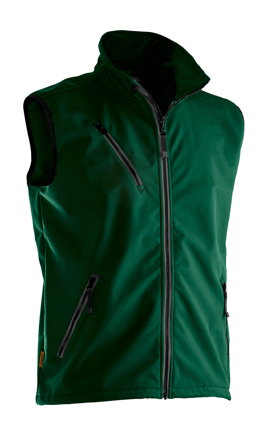 7502 GILET SOFTSHELL LÉGER XS vert forêt